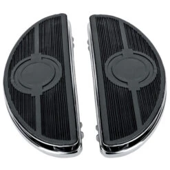 Vintage Style Half Moon Floorboards - Chrome