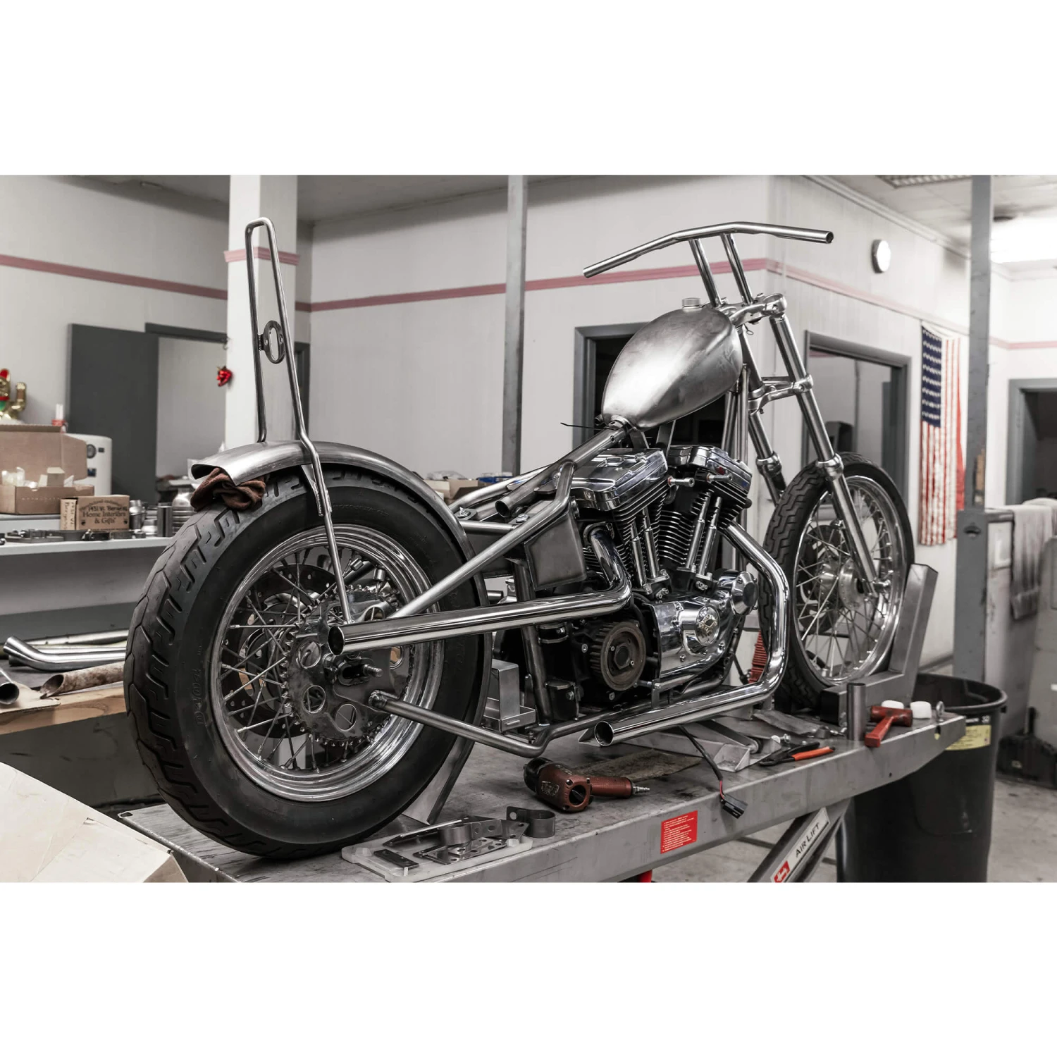 Full Rigid Chopper Frame 1986-2003 Harley-Davidson Sportsters - 3" Up - Sporty Tank Mounts 20 Full Rigid Chopper Frame 1986-2003 Harley-Davidson Sportsters - 3" Up - Sporty Tank Mounts - Image 18
