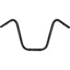 Narrow Bottom Ape Hanger Handlebars - 1 Inch - 12 Inch Rise - Black -Motor Parts Shop 013684 Burly Brand Narrow Bottom Ape Hanger Handlebars 1 inch 12 inch Rise Black