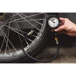 Professional 0-60 PSI Tire Gauge -Motor Parts Shop 013726 Lowbrow Customs Professional0 60PSITireGauge 1518web