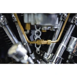 Old-STF Cycle Shovelhead Aluminum Carburetor Intake Support Bracket -Motor Parts Shop 013852 OLD STF SHOVELHEAD CARBURETOR INTAKE SUPPORT BRACKET ALUMINUM 4