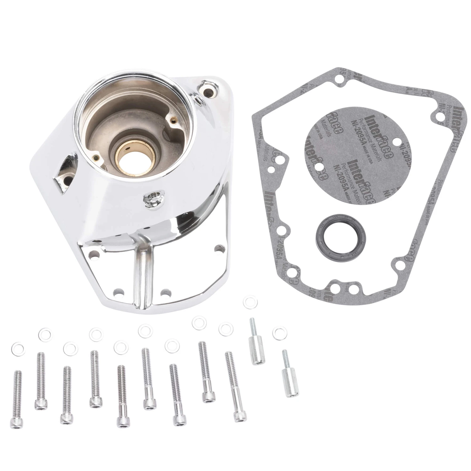 Nose Cone Cam Gear Cover - Chrome - 1993-99 Harley-Davidson Big Twin 3 Nose Cone Cam Gear Cover - Chrome - 1993-99 Harley-Davidson Big Twin