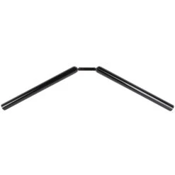 Skid Bars Handlebars - Black Powdercoat -Motor Parts Shop 015040 MartianMachine SkidBarsHandlebars blackpowdercoat 5
