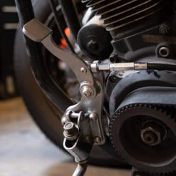 Sling Shot Clutch Control - Harley-Davidson 5 & 6 Speed - Stainless Steel -Motor Parts Shop 015047 PrismSupplyCo SlingShotClutchControl Harley Davidson5 6Speed StainlessSteel web5