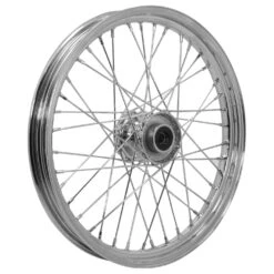 21 X 2.15 Chrome Antique Style Front Spool Wheel