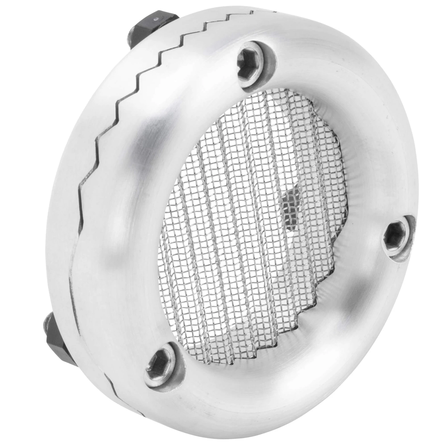 Aluminum KR Bee Blocker - SS Screen - S&S Super E/G Carburetor Velocity Stack 3 Aluminum KR Bee Blocker - SS Screen - S&S Super E/G Carburetor Velocity Stack