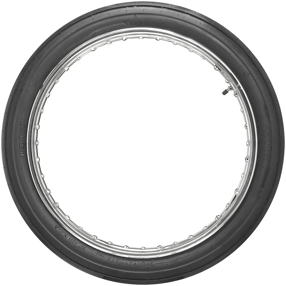 Firestone Classic Ribbed Motorcycle Tire 3.00-21 5 Firestone Classic Ribbed Motorcycle Tire 3.00-21 - Image 3