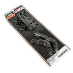 #3154-18 Footboard Mounting Kit Parkerized Harley Davidson Big Twins 1955-57