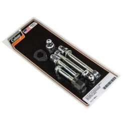 #7603-4 Lower Motor Mount Kit Chrome Plated Acorns Fits 1936-84 Harley Davidson OHV Big Twins