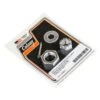 #8163-3 Front Axle Nut Kit CAD Plated Fits 1946-71 Harley Davidson Big Twins -Motor Parts Shop 8163 3 COLONY CAD PLATED FRONT AXLE NUT KIT