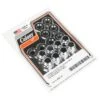 #8437-16 Cylinder Base High Crown Chrome Cap Nut Set Harley Davidson 74s 1930-77