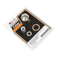 #8902-4 Carburetor Bowl Lock Nut CAD Harley 30-65 OEM 27375-29