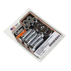 #9609-15 Chrome Hex Bolt & Washer Kit Rear Wheel Harley Big Twin 73-98 XL 79-90