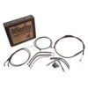 Complete Handlebar Cable/Brake Line Kit For 12" Ape Hanger Handlebars 1997-2003 Harley-Davidson Sportsters -Motor Parts Shop Burly cable kits for sportsters 1