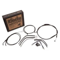 Complete Handlebar Cable/Brake Line Kit For 12" Ape Hanger Handlebars 1997-2003 Harley-Davidson Sportsters
