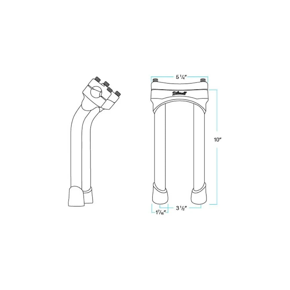 Murdock Pullback Risers - Black - 10 Inch 5 Murdock Pullback Risers - Black - 10 Inch - Image 3