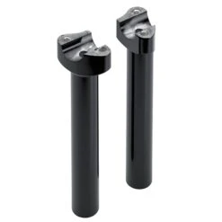 Forged Aluminum Handlebar Risers - 8 Inch Black