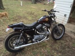 Belt To Chain Conversion Kit Harley 883 Sportster 1995-2003 - Black Sprocket -Motor Parts Shop large 3805 chain conversion 2000 sportster