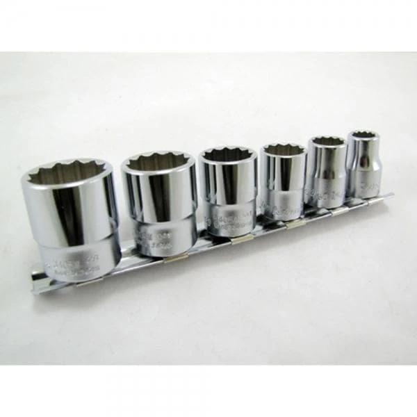 Whitworth 6 Pc 12-pt Socket Set Koken 3/8 Inch Drive 5 Whitworth 6 Pc 12-pt Socket Set Koken 3/8 Inch Drive - Image 3