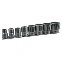 Whitworth 8 Piece 12-pt Socket Set By Koken 3/8 Inch Drive