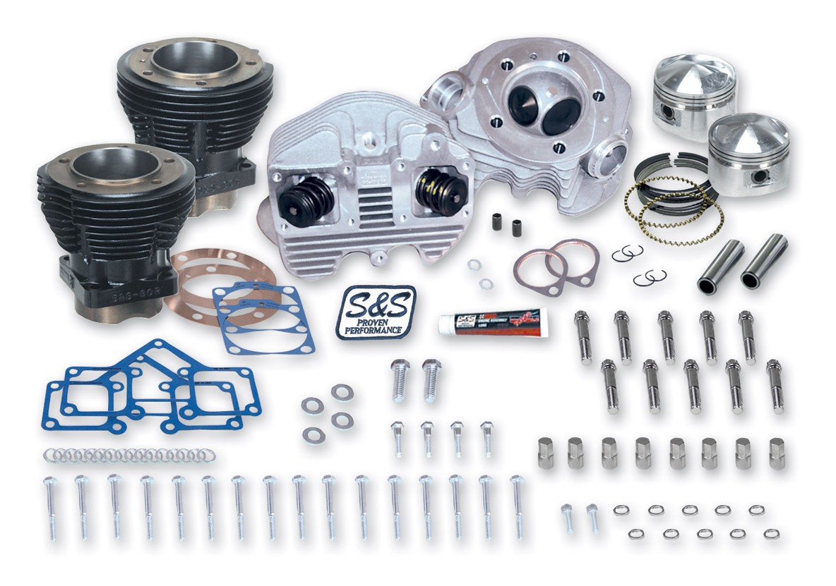 Motor Parts Shop -Motor Parts Shop ss cycle74 top end kit for harley shovelhead19661978